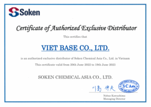 Viet Base Distributor Certificate sign & stamp